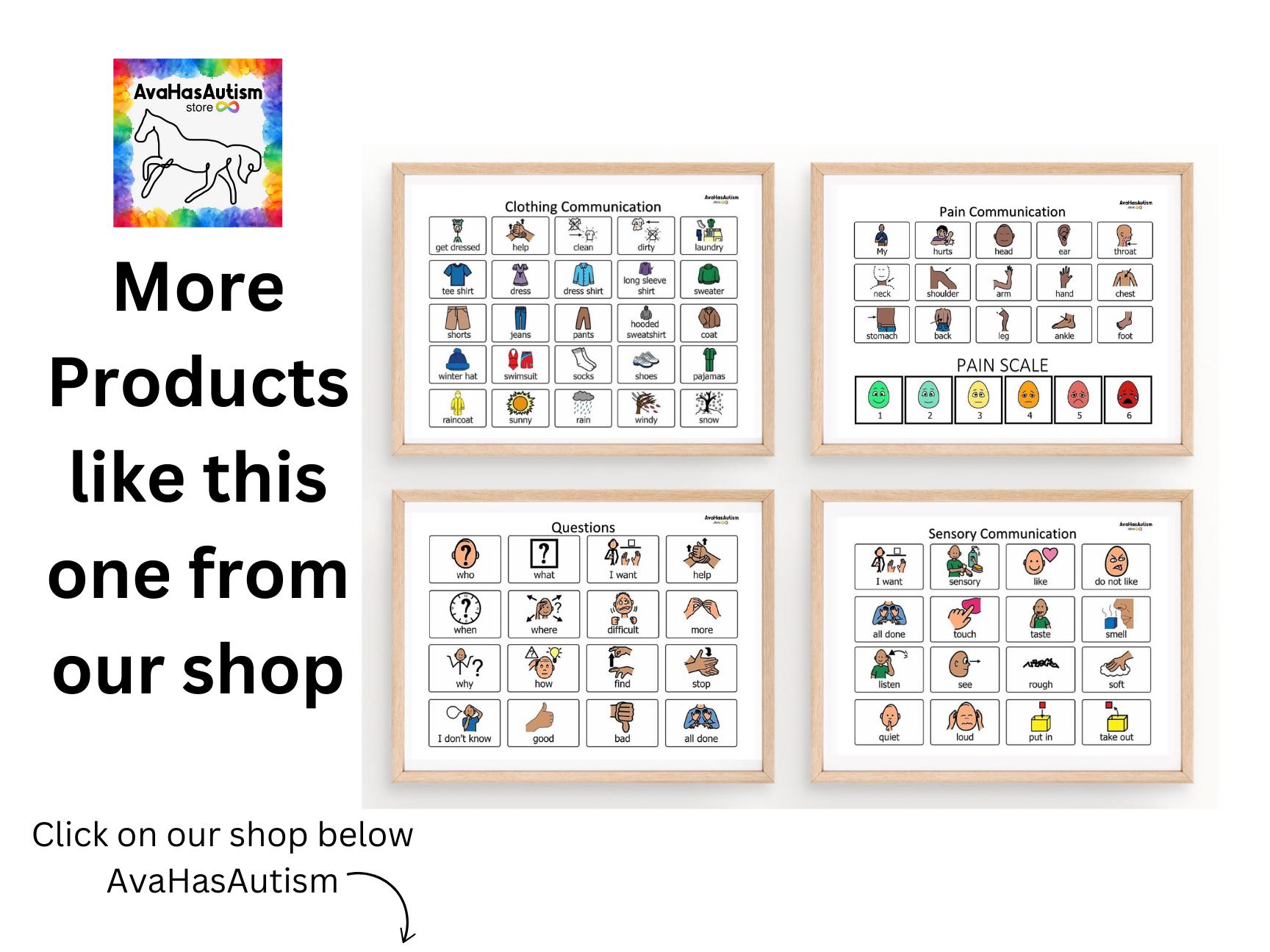 Basic Communication Board Digital Download - Etsy