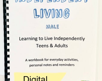 Autism Independent Living and Life Skills- Male- Teen- Adult-Digital download