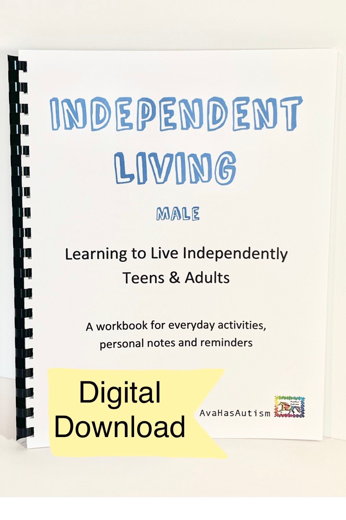 Autism Independent Living and Life Skills- Male- Teen- Adult-Digital download