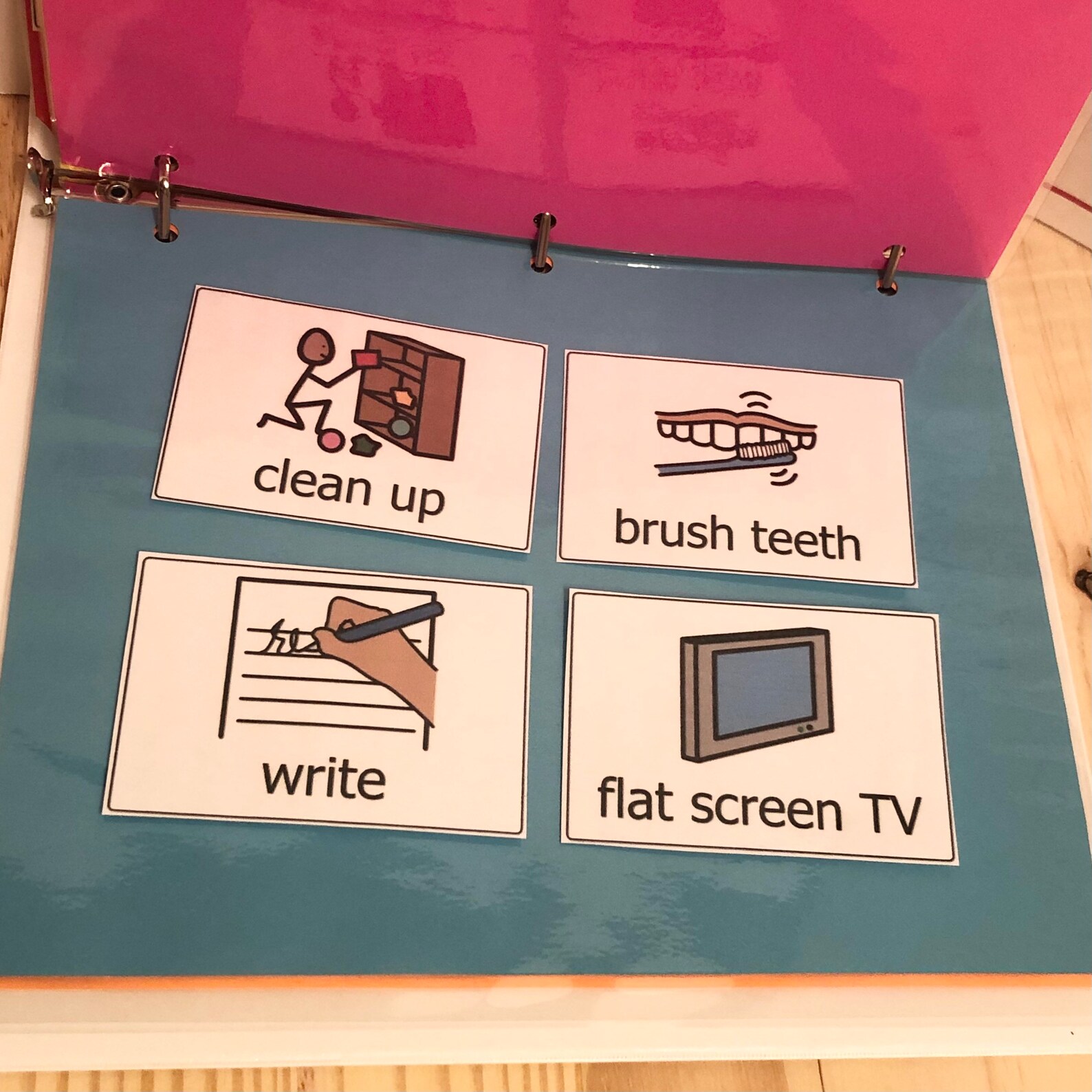 SPED First and Then Chart &amp; PECS | Etsy