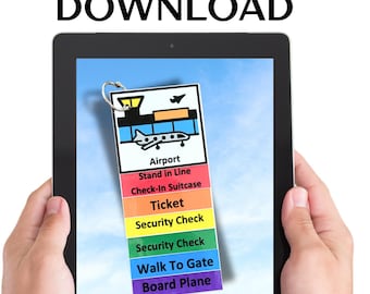 Autism Airport Travel Visual Aid Booklet (Digital Download)