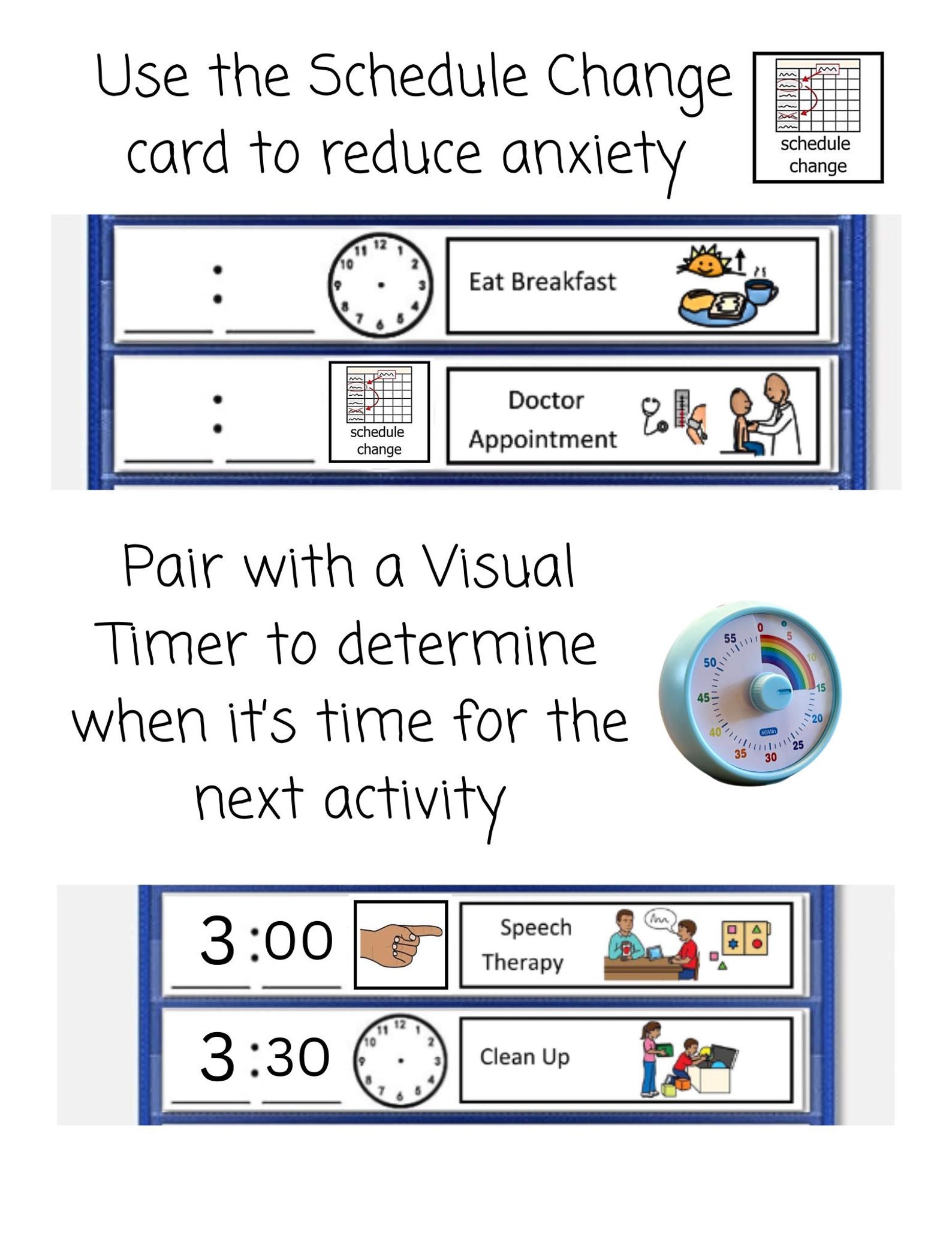 Daily Routine Wall Pocket Visual Schedule - Etsy