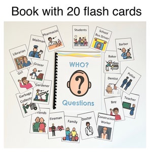 Wie? Vragen Spiraalboek plus Flashcards- Autisme- Logopedie