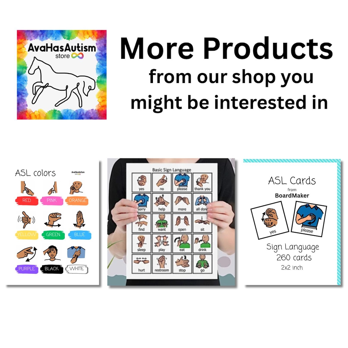 ASL Basic Sign Language Board- Digital Download - Etsy