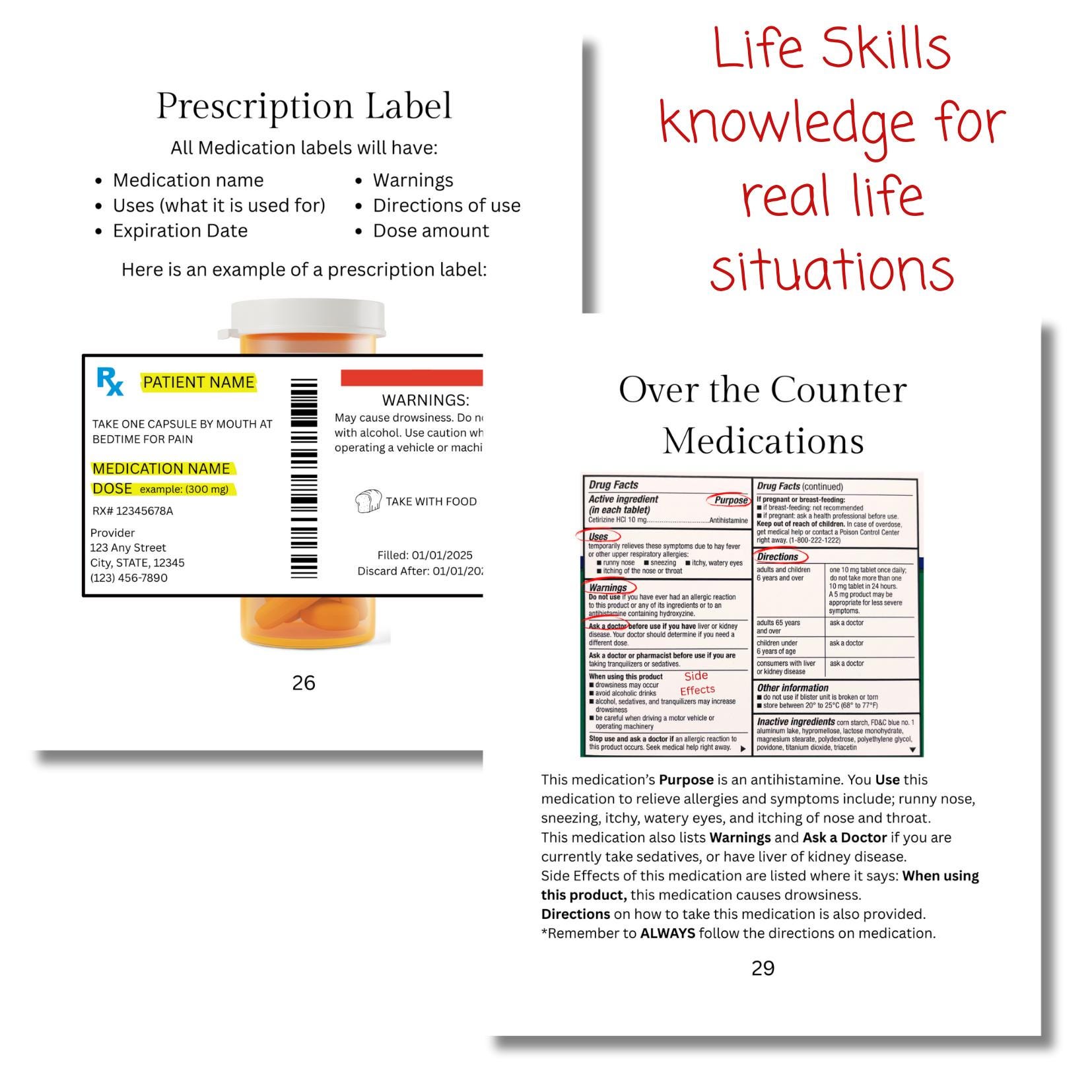 Autism Life Skills Workbook for Teen Boys & Young Adults, Independent ...