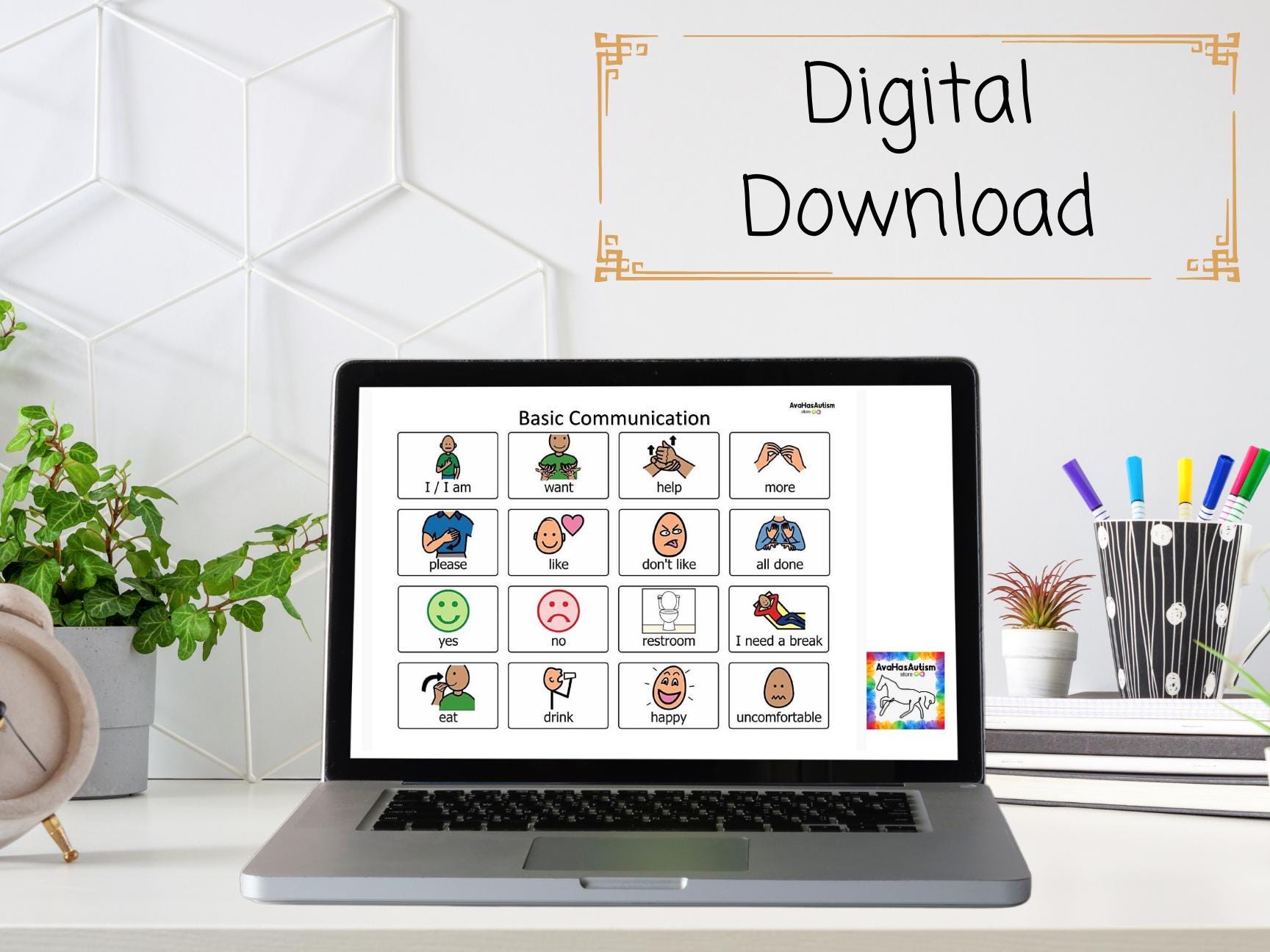 Basic Communication Board Digital Download - Etsy