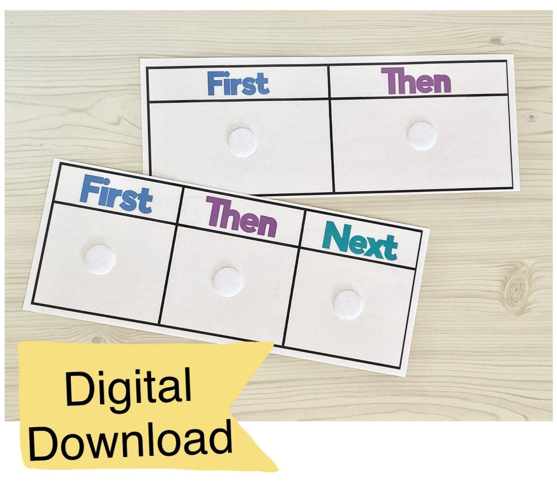First and Then Charts Digital Download - Etsy