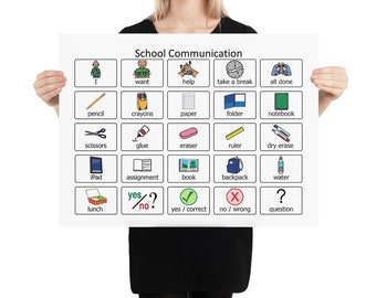 School Communication Board- Poster sized