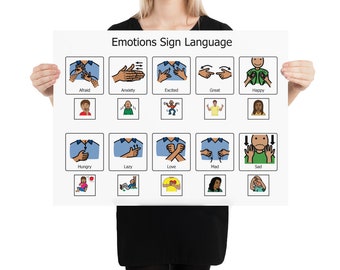 Emotions Sign Language- Poster