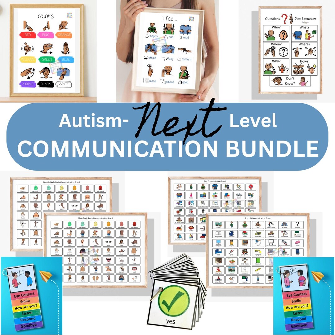 Autism Next Level Communication Bundle - Etsy