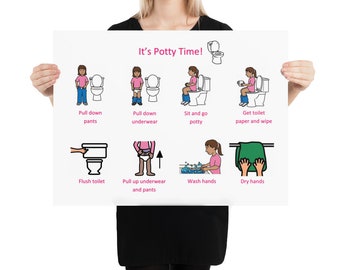 Girl- It's Potty Time- Poster