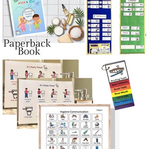 Pack Hygiène pour personnes autistes - Routine - Aller aux toilettes - Responsabilité - Enseigner aux enfants des routines d'hygiène indépendantes