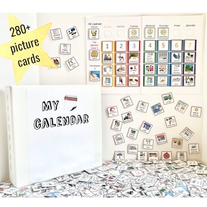Kalender für Kinder- Routine- Terminplaner- Visuelle Hilfe- Tagesplaner- Autismus- Zuhause Schule