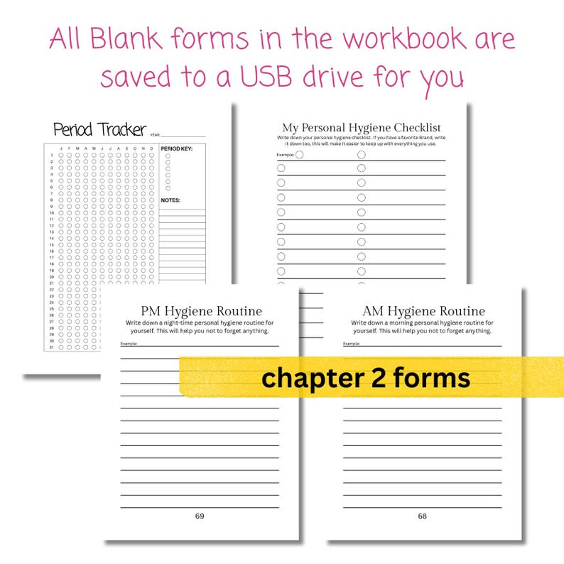 Autism Life Skills Workbook for Teen Girls & Young Adults, Independent Living Guide complete with IEP Goals for Special Needs Transition image 9