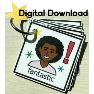 Chaveiro Emoção (12) cartões - garota de tom de pele escura - Download digital