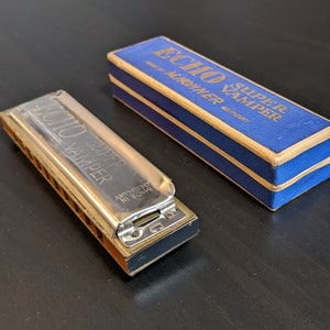 Vintage Hohner Echo Super Vamper Harmonica - Etsy UK