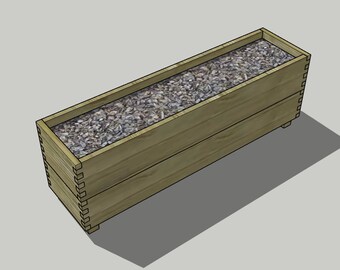 Jardinière en bois extérieure