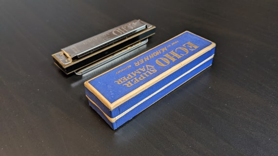 Vintage Hohner Echo Super Vamper Harmonica - Etsy Israel Vintage Hohner Echo Super Vamper Harmonica - Etsy Israel