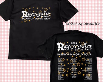 ベッキョン　BAEKHYUN Reverie 　ラグビーTシャツ　トレカなし 2025 BAEKHYUN World Tour Reverie Official MD T-shirt / Key Ring