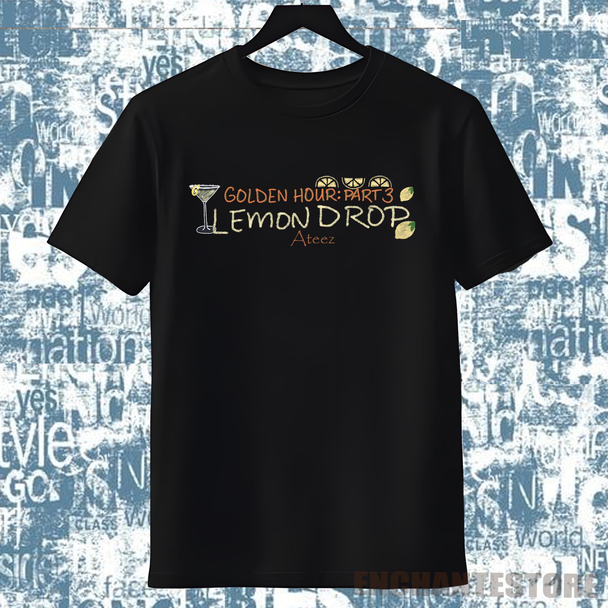 Ateez Lemon Drop Shirt, Ateez 2025 World Tour in Your