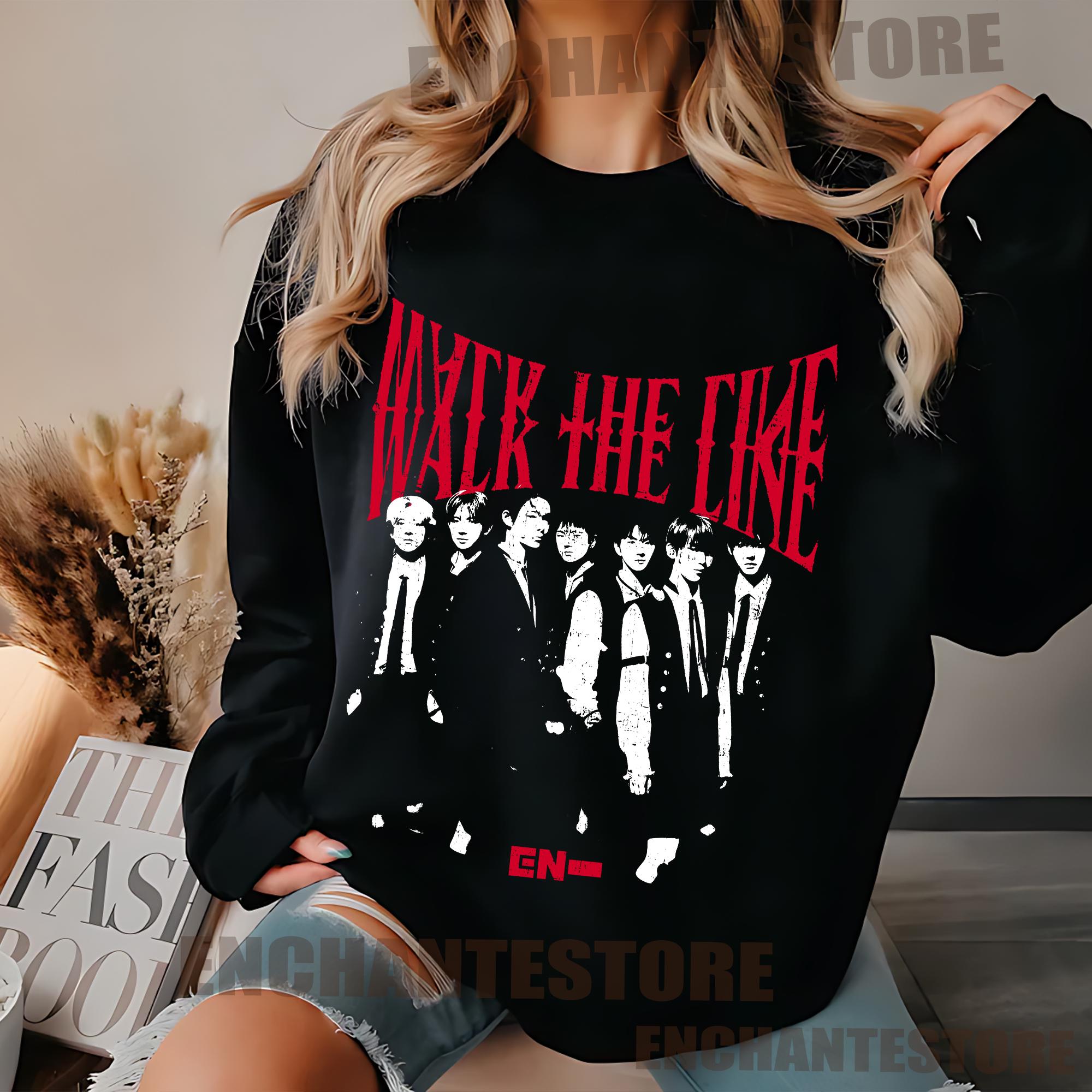 Enhypen Walk the Line World Tour Shirt, En Walk the Line Enhypen Walk the Line World Tour Shirt, En Walk the Line