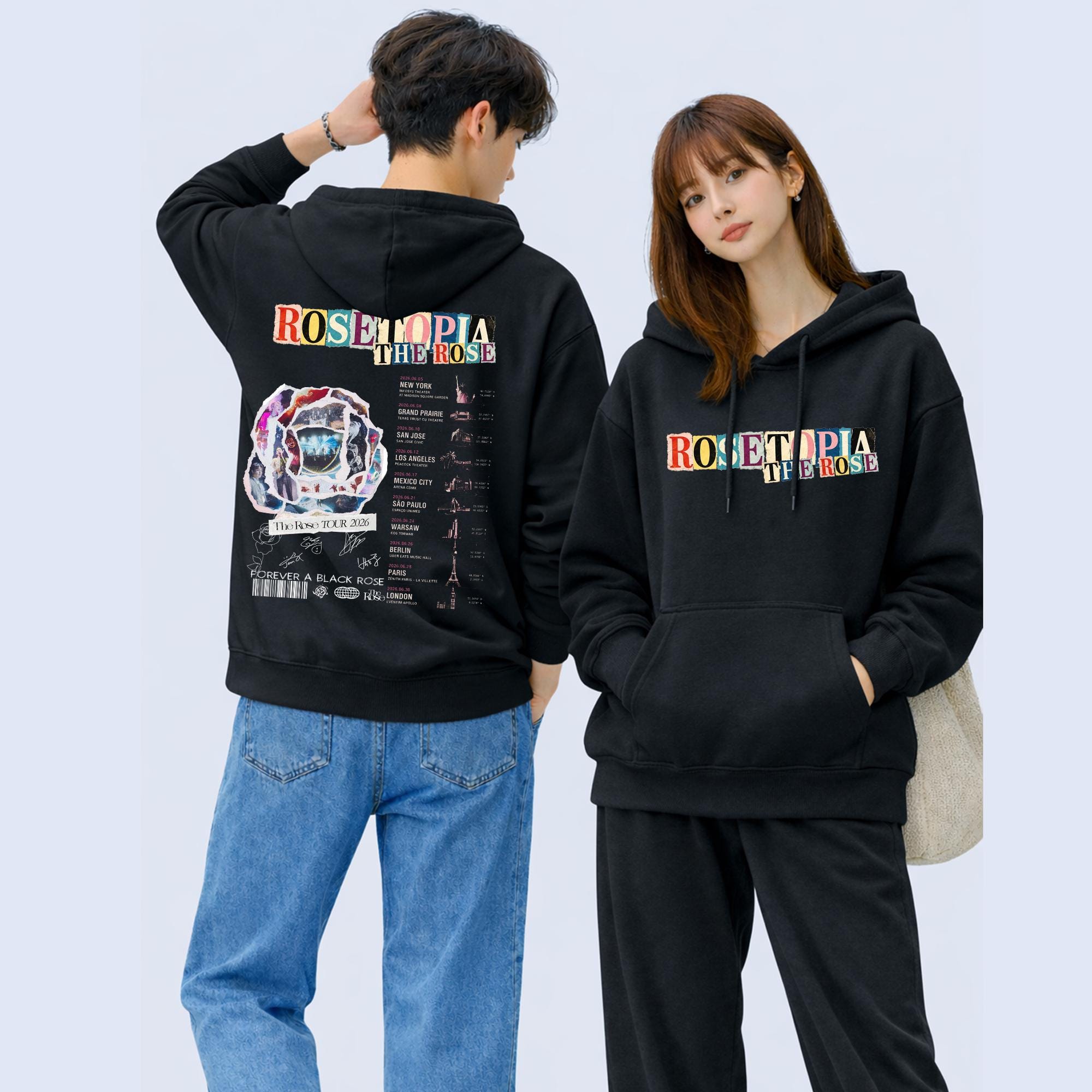The Rose Rosetopia Tour 2026 T-shirt, the Rose Tour 2026