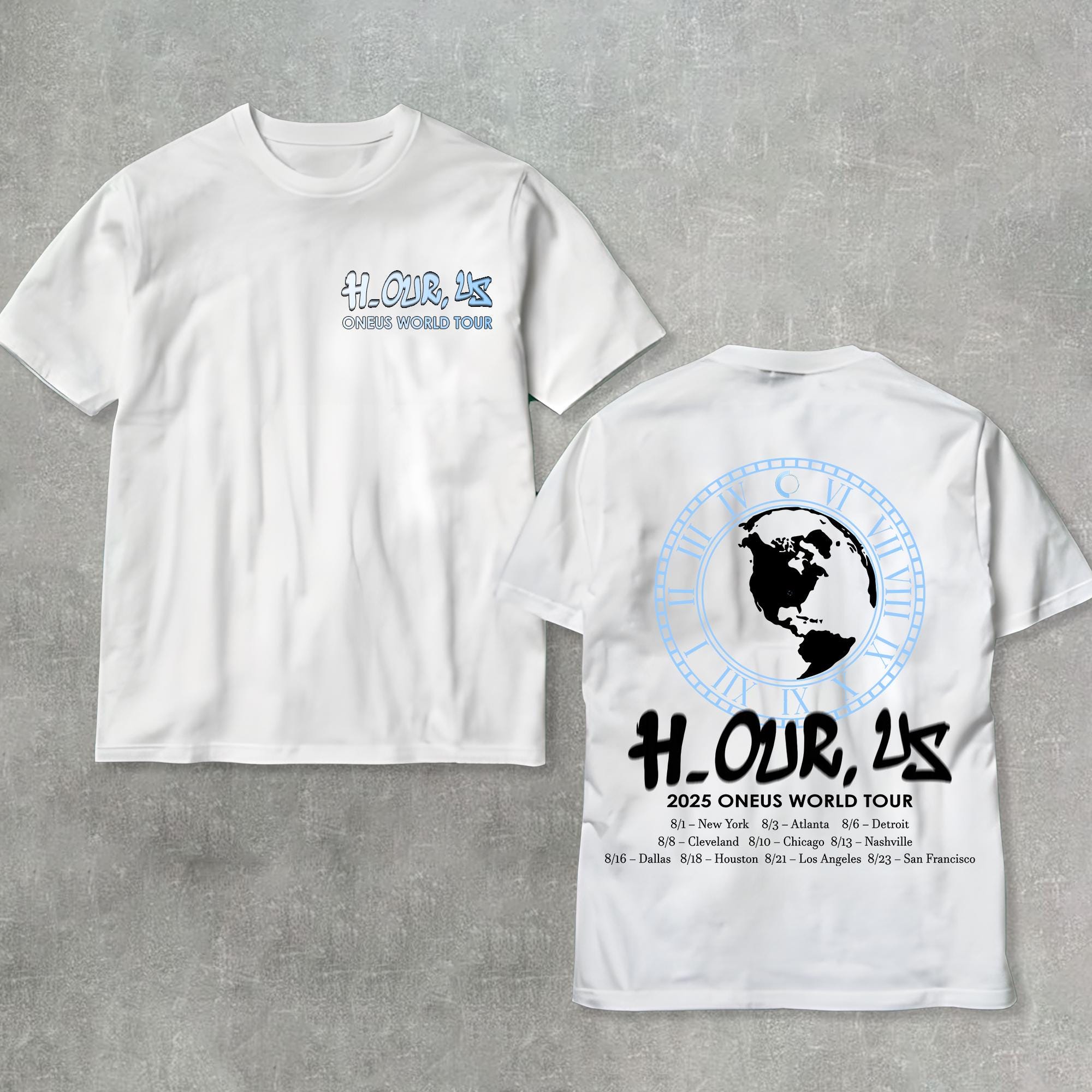 Oneus World Tour 2025 Shirt, Oneus H Our Us World Tour Shirt, 2025