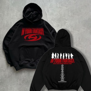 Retro Ateez 2025 World Tour in Your Fantasy Hoodie, ATEEZ Golden Hour Part 3 Shirt, Ateez World Tour 2025 in US Tshirt, Ateez Lemon Drop Tee