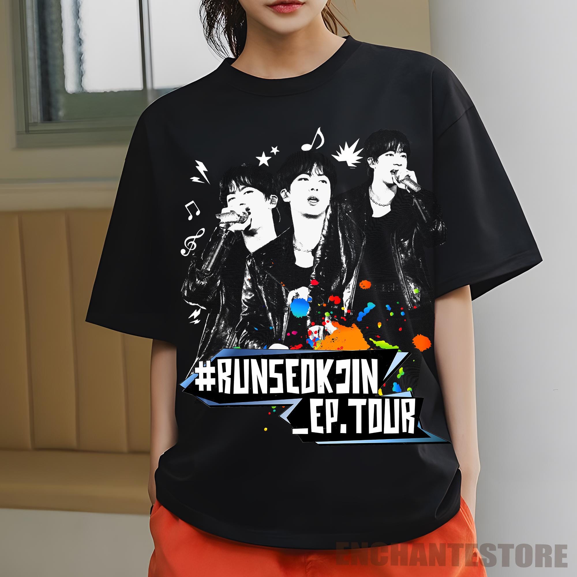 Retro Run Seokjin Ep Tour Shirt, Jin Tour 2025 Tshirt, Echo