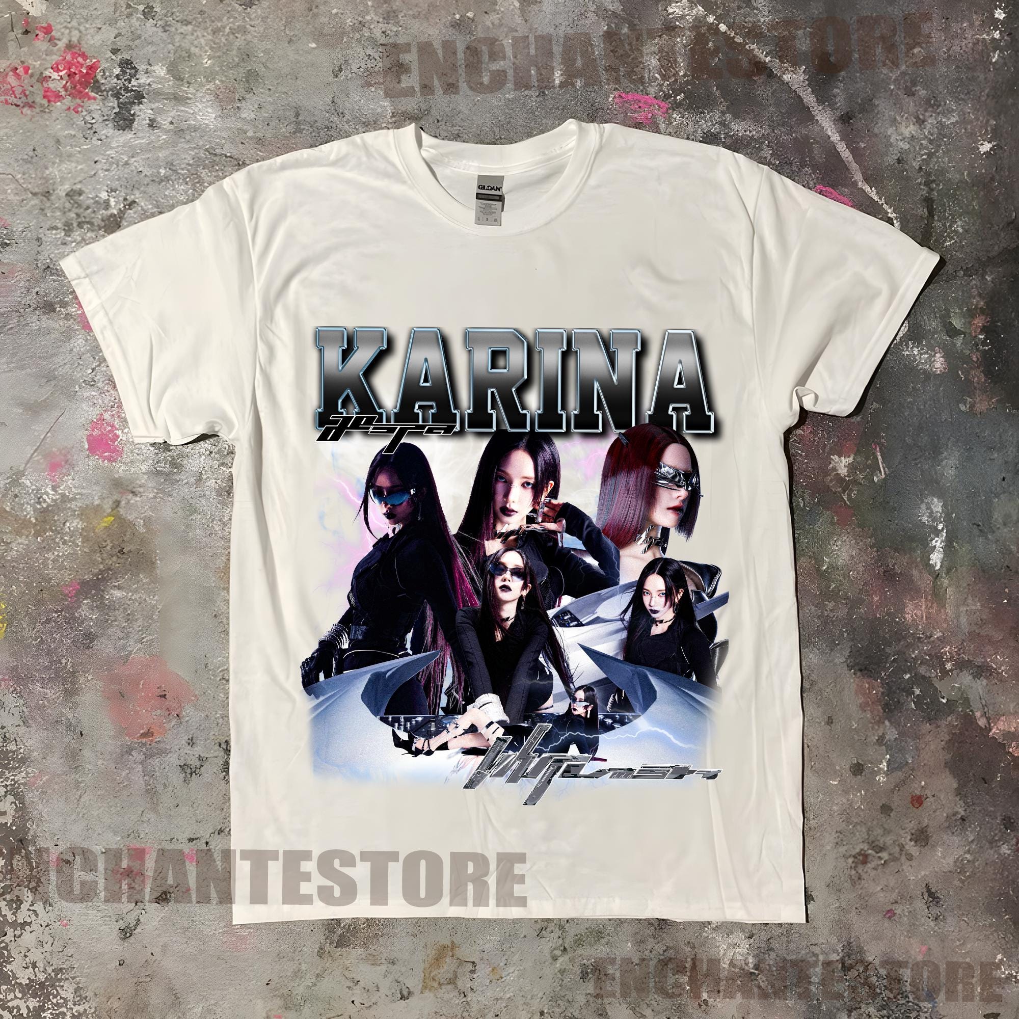 Retro Aespa Karina Shirt, Aespa Whiplash Shirt, AESPA Synk