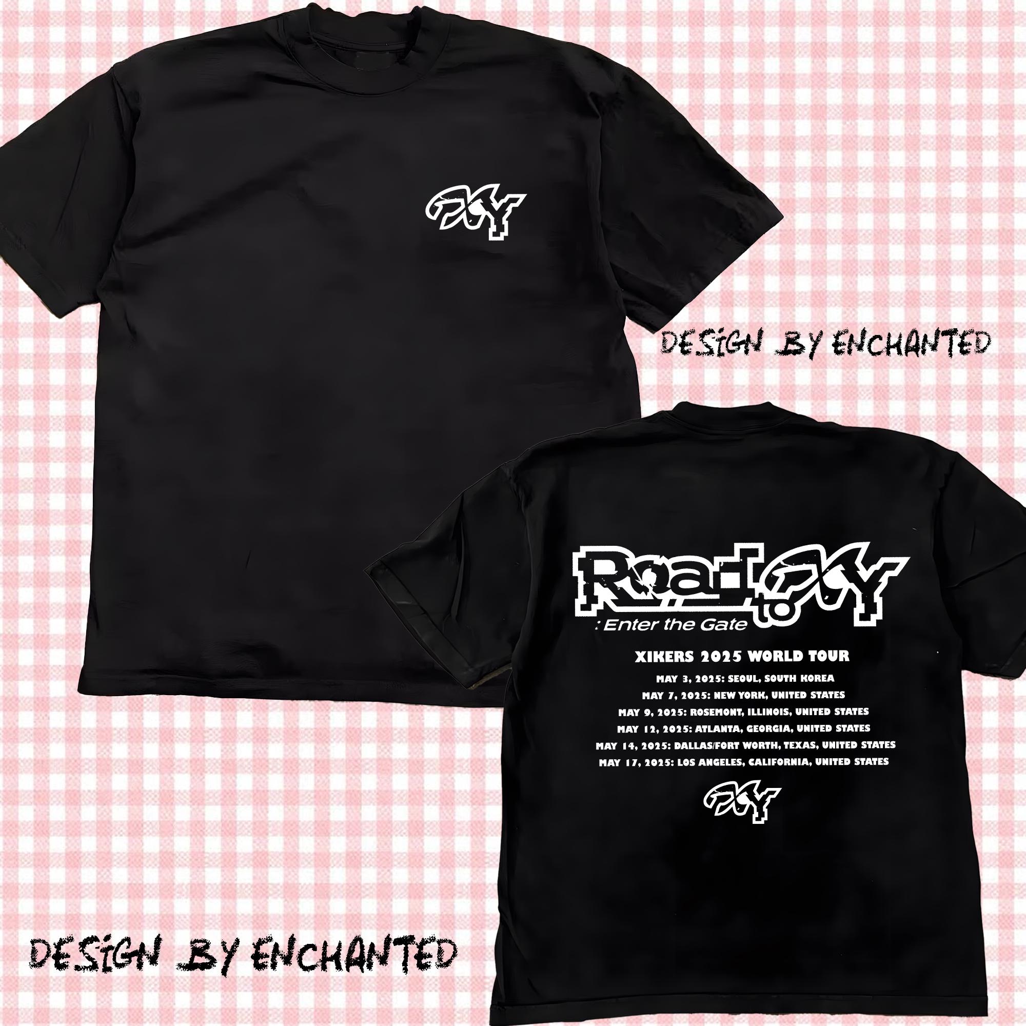 Xikers 2025 World Tour Shirt, Xikers Road to XY: Enter the Gate