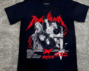 【新品未開封】aespa tシャツ short ニンニン richman Retro Aespa Rich Man Shirt, Aespa I Am a Rich Man Sweatshirt