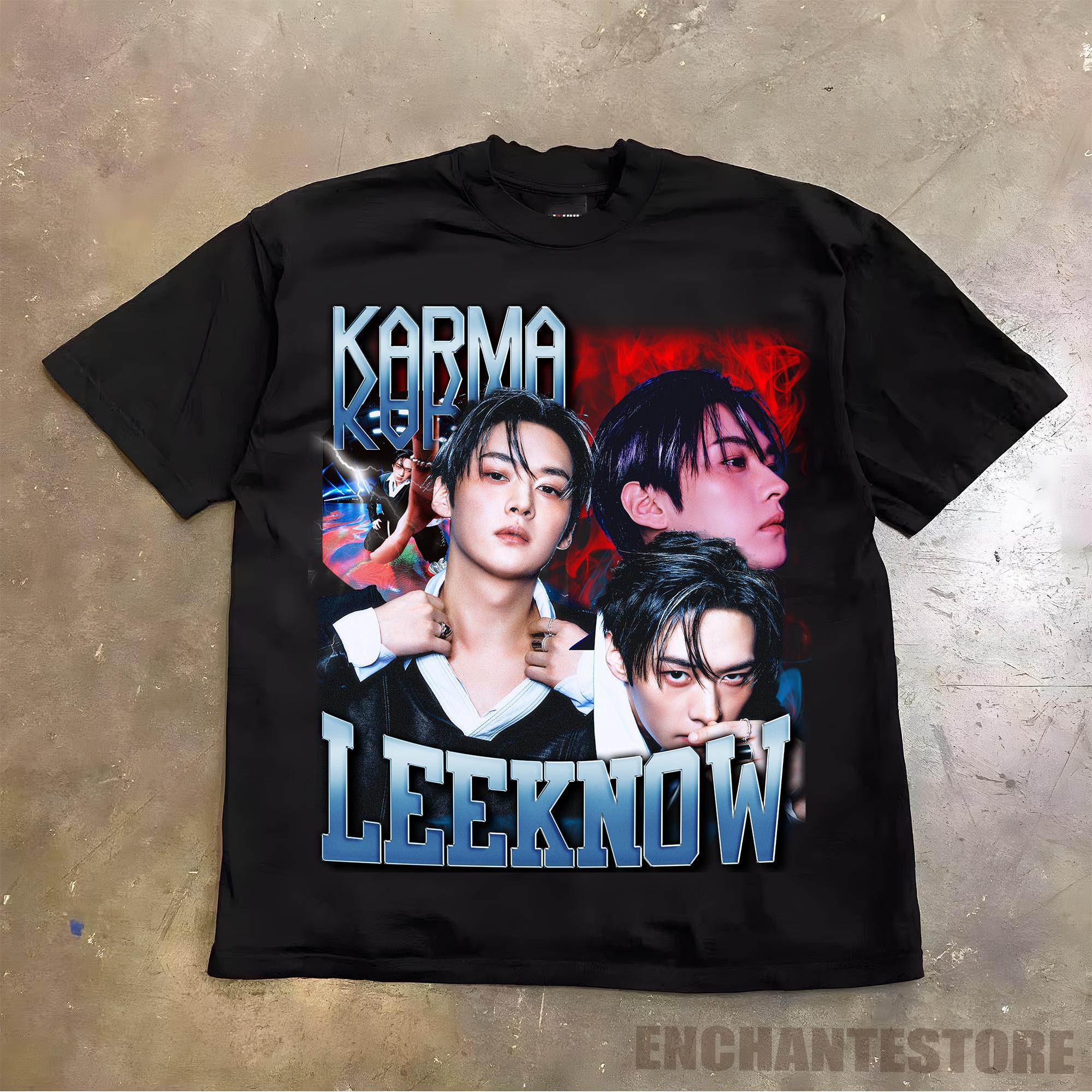 Stray Kids Lee Know Karma Shirt, Stray Kids Karma K-pop T-shirt