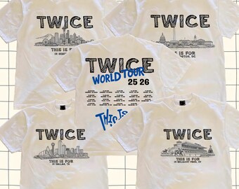 Twice This is for World Tour Part 2 Shirt, Twice World Tour 2026
