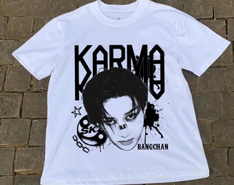 Retro Stray Kids Bangchan Karma Shirt, SKZ Karma Sweatshirt, Stray