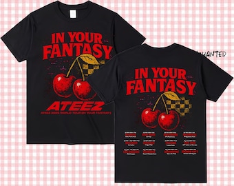 Ateez 2025 World Tour in Your Fantasy Shirt, Ateez Lemon Drop, Ateez World Tour 2025 in US Hoodie, ATEEZ Golden Hour Part 3, Ateez Cherry