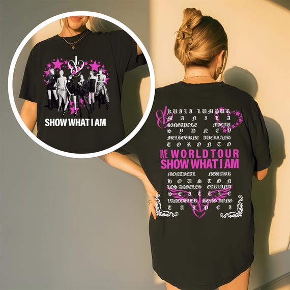 Ive Show What I Am World Tour T-shirt, Ive REVIVE Plus Merch, Ive