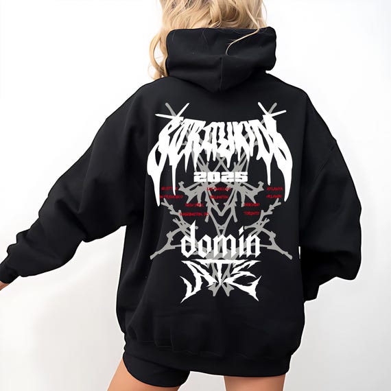 【DOMINANT】World Tour Hoodie Black Jey-Uso-Main-Event-Hoodie-Long