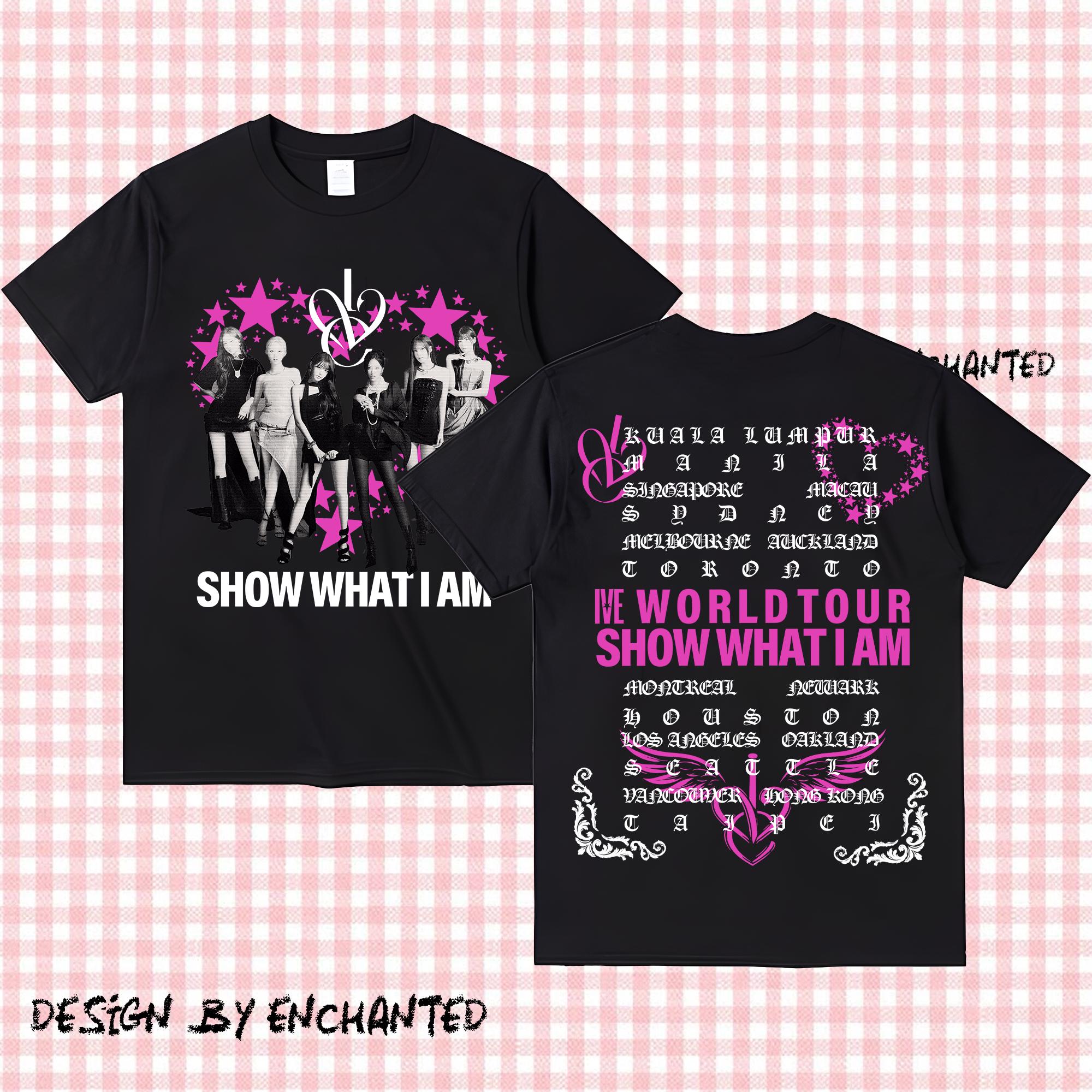 Ive Show What I Am World Tour T-shirt, Ive REVIVE Plus Merch, Ive