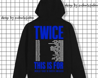 Twice This is for World Tour in US 2026 Zip Hoodie, This is for