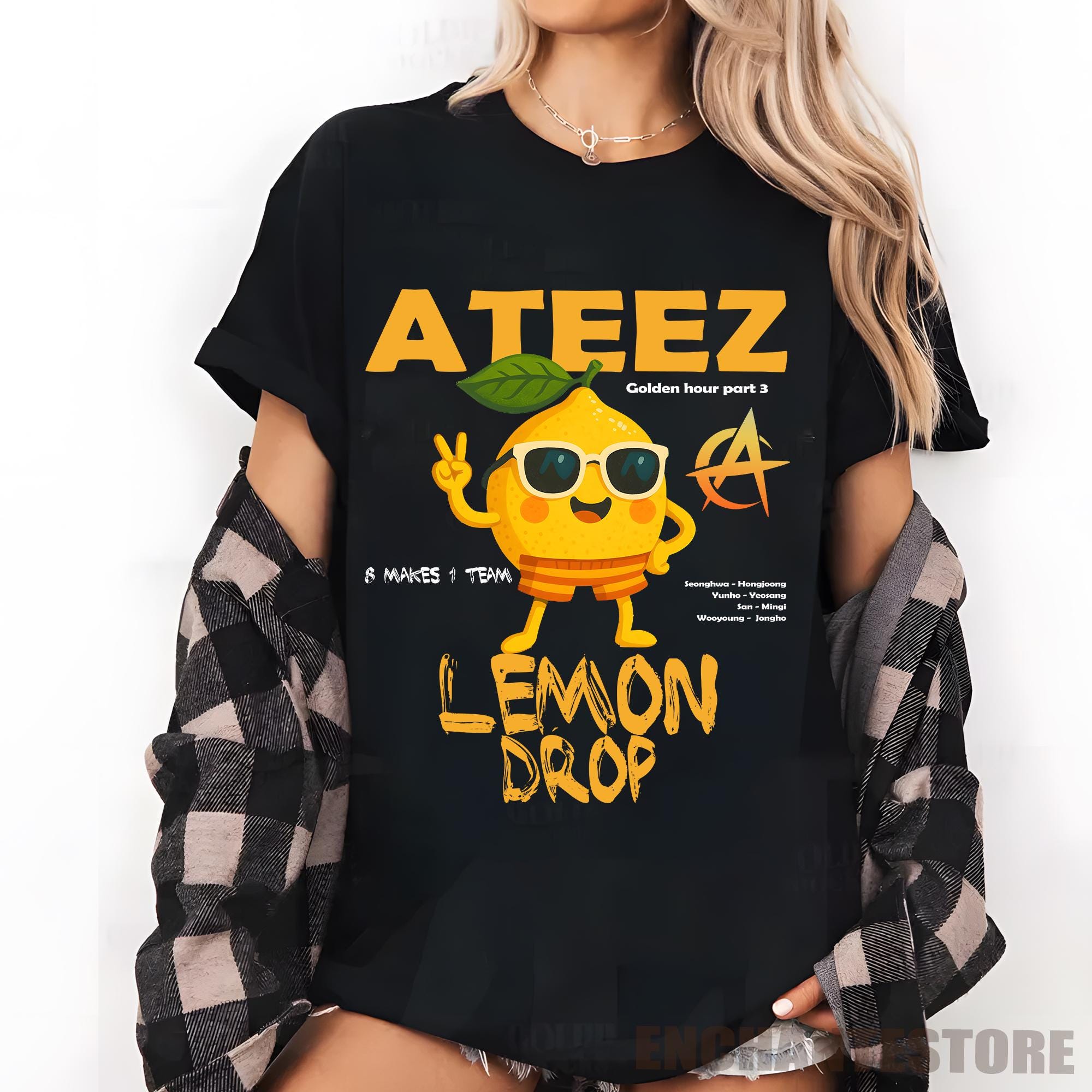 ateez ペンミ グッズ ロンT 2024 ATEEZ FANMEETING ATINY'S VOYAGE : FROM A TO Z – LONG