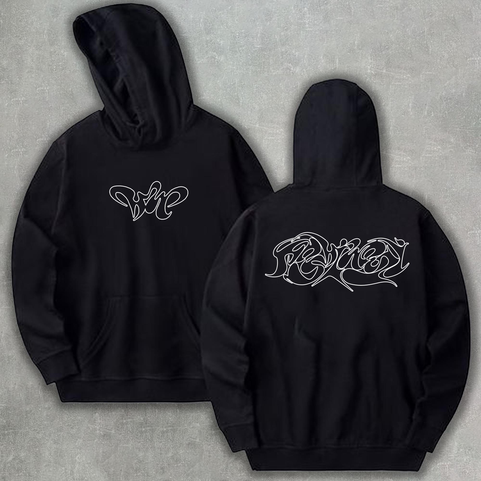 YUNZSXJY Women Zipper Rhinestone Hoodies Grunge Skeleton