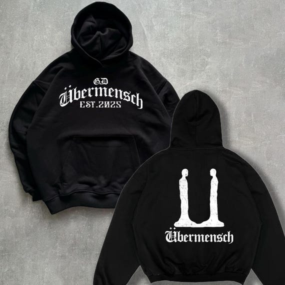 【G-DRAGON】 Ubermensch Hoodie Black G-DRAGON 2025 WORLD TOUR ÜBERMENSCH OFFICIAL MD [ZIP-UP