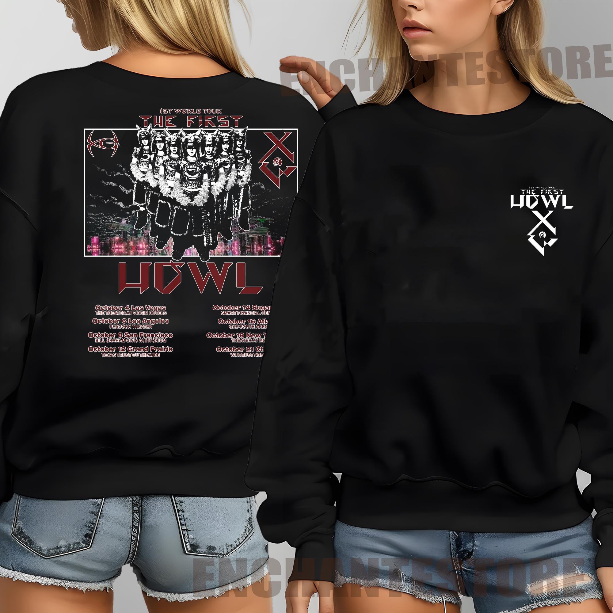 Retro XG 1st World Tour Shirt, Xg the First HOWL Sweatshirt, Xg