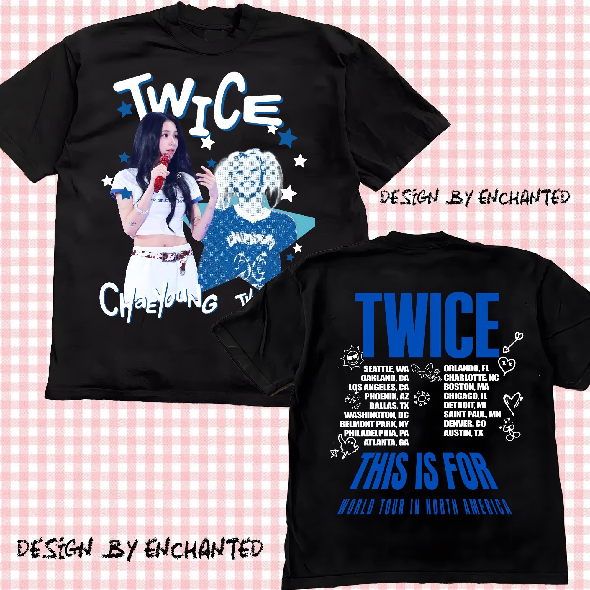 Twice Chaeyoung World Tour Shirt, Twice This is for World Tour