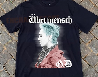 G-DRAGON ÜBERMENSCH 半袖 Tシャツ 黒 L G-DRAGON | Übermensch T-Shirt (Black/White) | T-Shirts