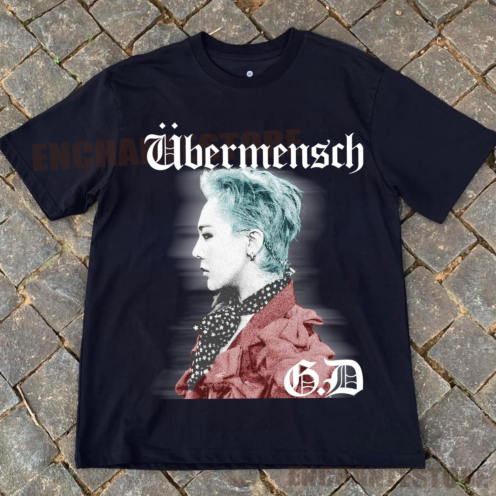 Gdragon Bigbang Graphic Tee Shirt, Gdragon Übermensch 2025