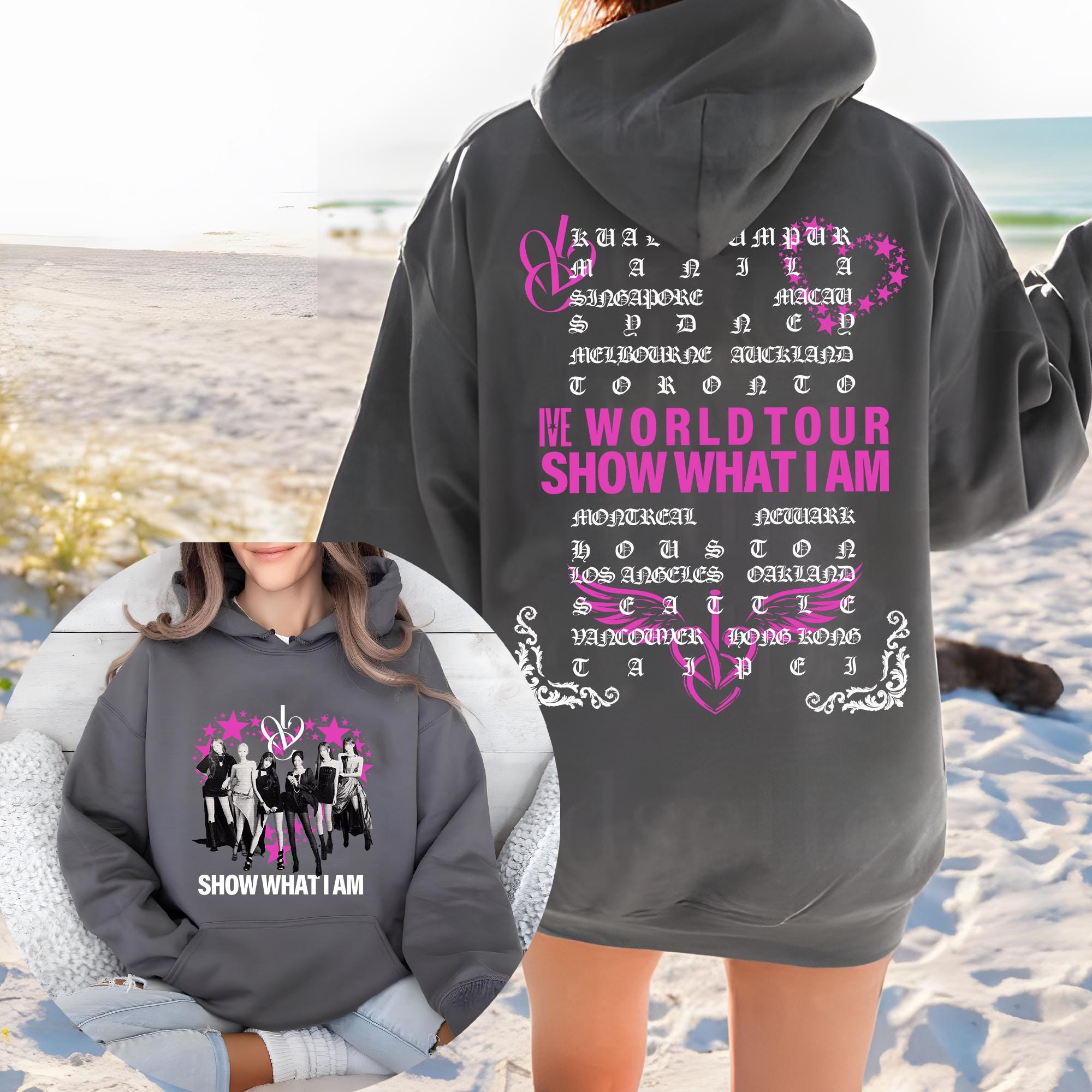 Ive Show What I Am World Tour T-shirt, Ive REVIVE Plus Merch, Ive