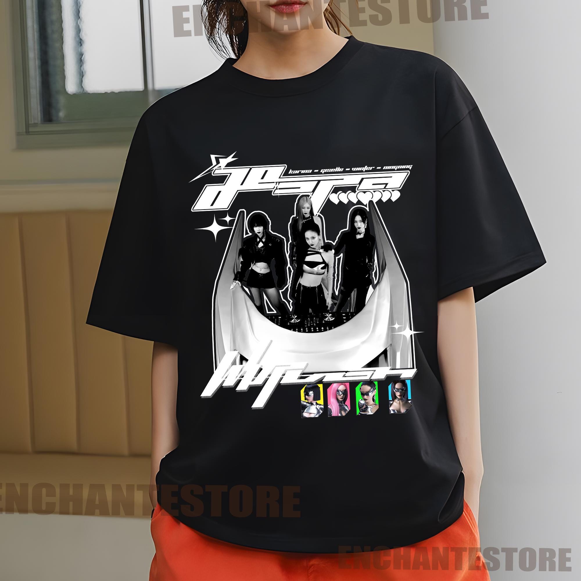 aespa ファンミ HANDWRITING T-SHIRT aespa ファンミ HANDWRITING T-SHIRT aespa 2022 FAN MEETING MY