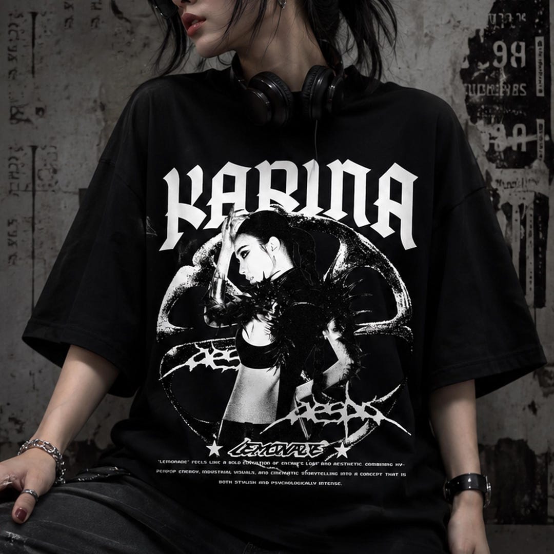 Retro Aespa Karina Lemonade Shirt, Aespa WDA Whole Different